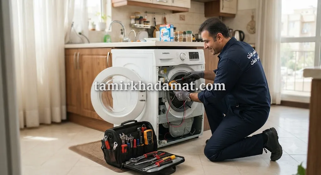 خدمات تعمیر لباسشویی در محل در خیابان ثانی