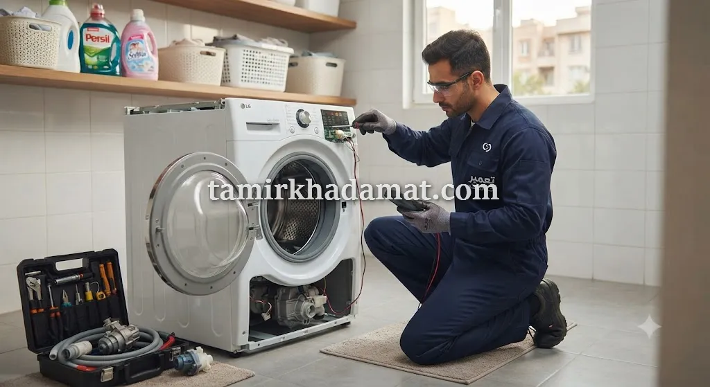 خدمات تعمیر لباسشویی در محل در خیابان دماوند