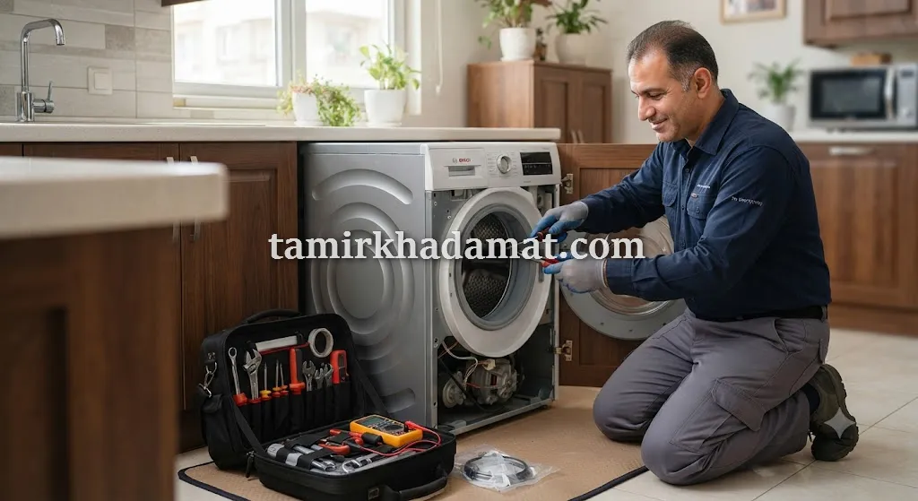 خدمات تعمیر لباسشویی در محل در سرخه حصار