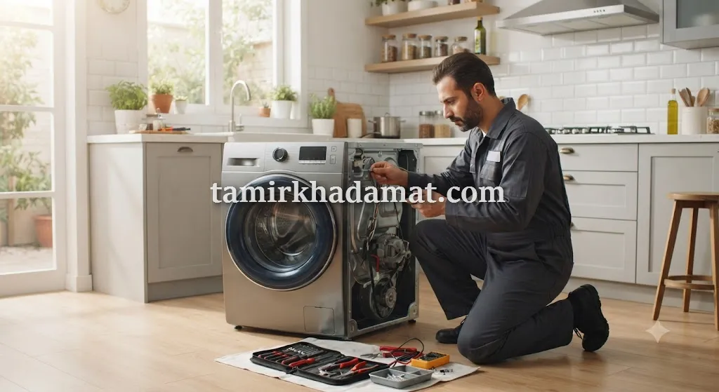 خدمات تعمیر لباسشویی در محل در علم و صنعت