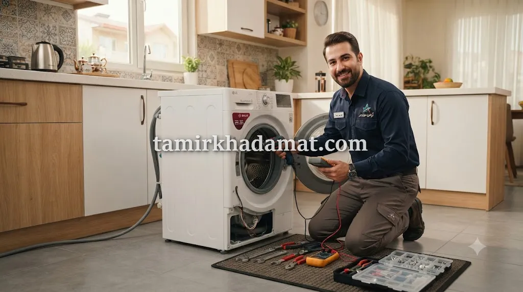 خدمات تعمیر لباسشویی در محل در مدائن