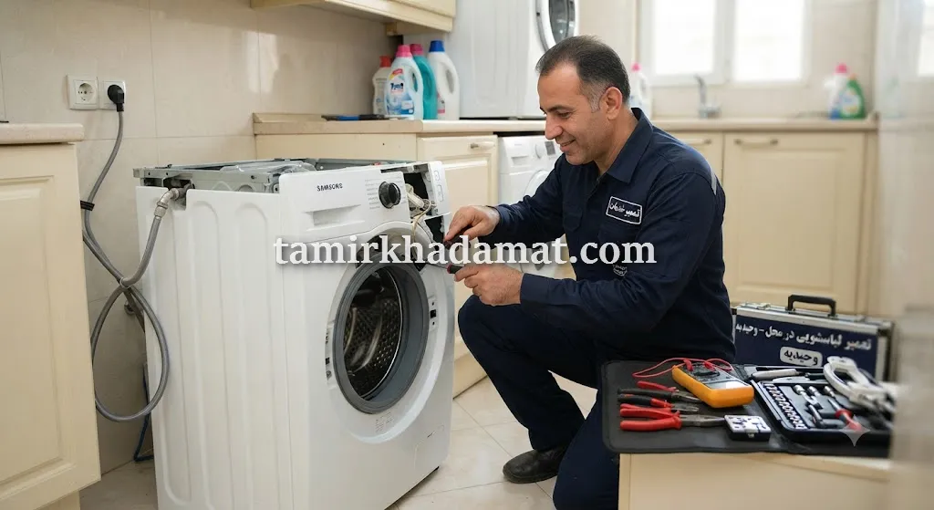 خدمات تعمیر لباسشویی در محل در وحیدیه