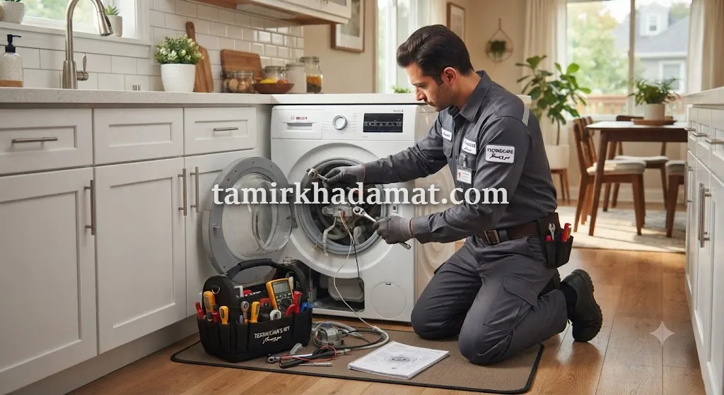 خدمات تعمیر لباسشویی در محل در چهارصد دستگاه