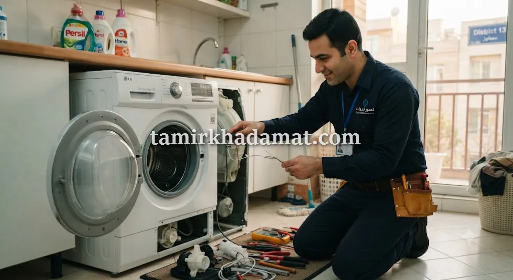 خدمات تعمیر لباسشویی در محل در منطقه ۱۳ تهران